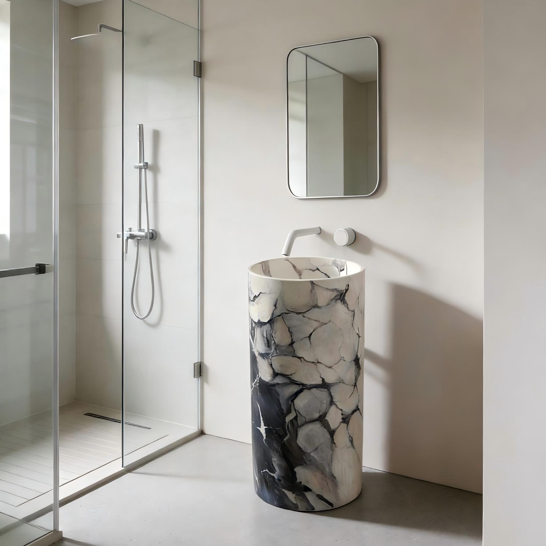 Pedestal Sink Marble (1) Pedestal Sink Marble (1)