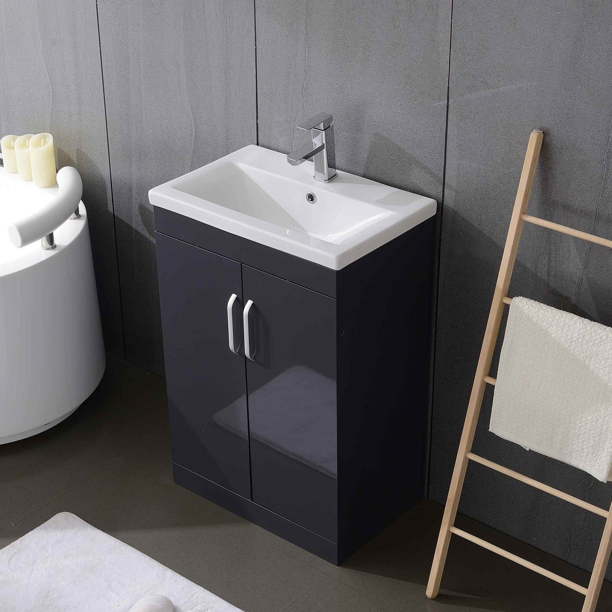 Standing Bathroom Cabinet (2) Standing Bathroom Cabinet (2)