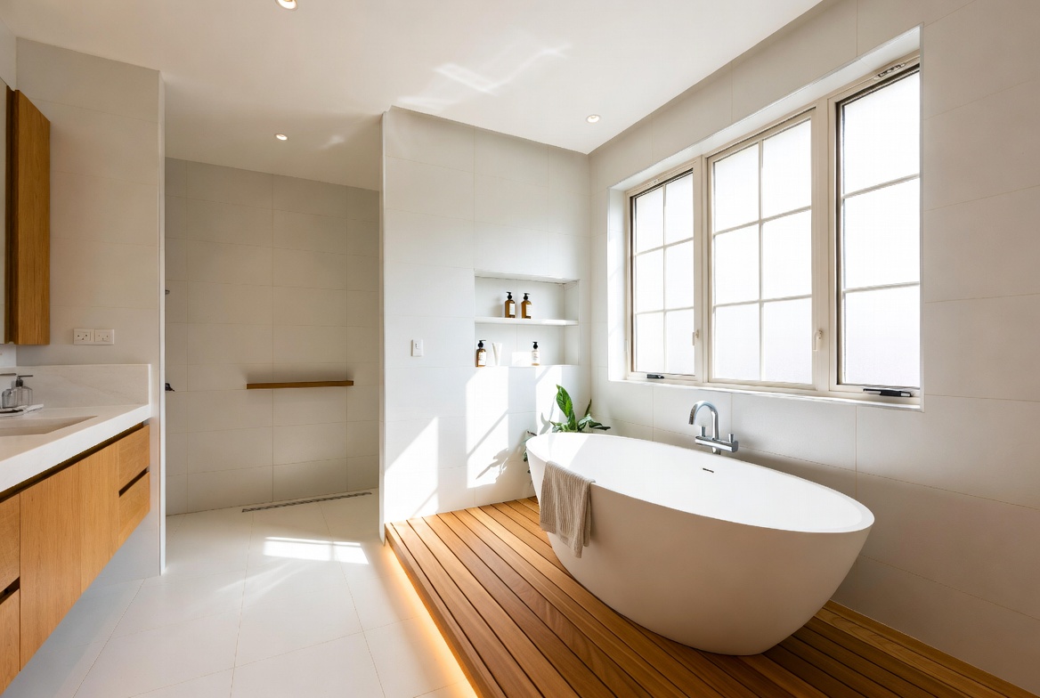 Modern Eco Friendly Bathroom Sanctuary Modern Eco Friendly Bathroom Sanctuary