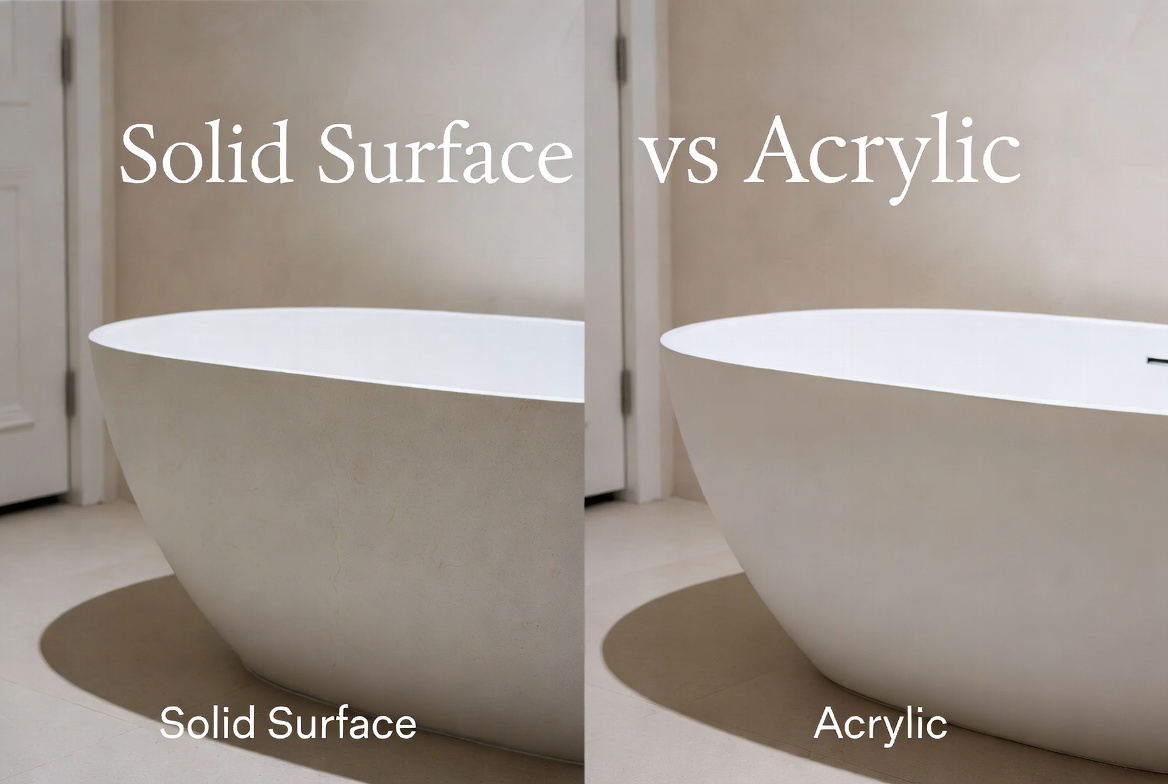 Solid Surface Bathtub Vs Acrylic Tub Solid Surface Bathtub Vs Acrylic Tub