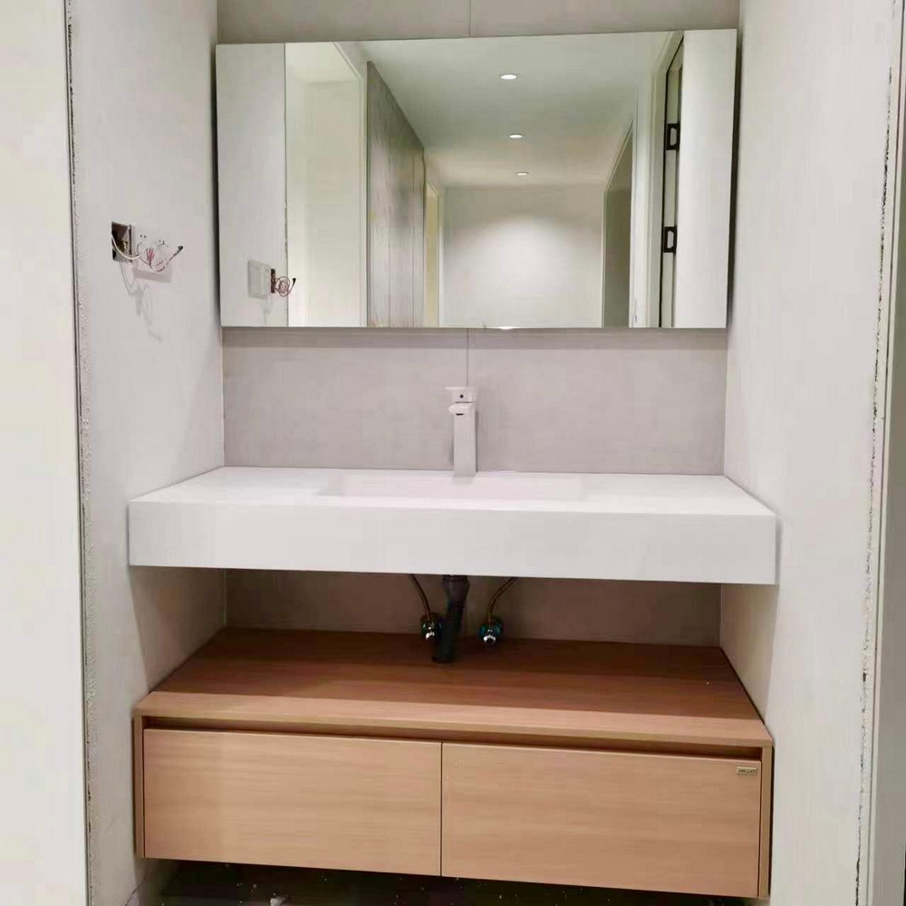 Solid Surface Wall Hung Vanity Solid Surface Wall Hung Vanity