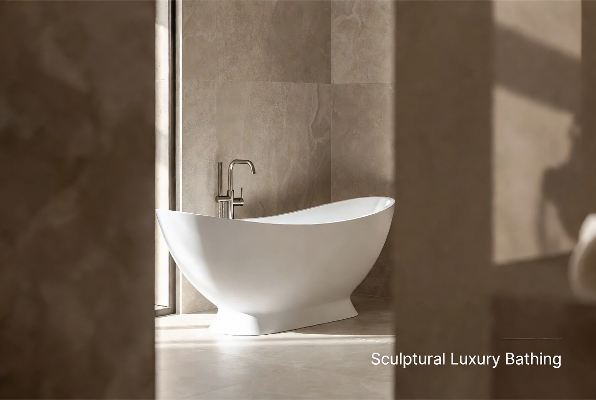 Sculptural Freestanding Bathtub Showcase Sculptural Freestanding Bathtub Showcase