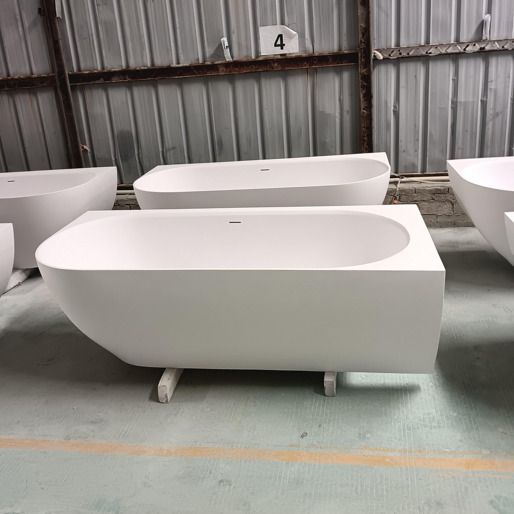 Corner Freestanding Solid Surface Bathtub (7) Corner Freestanding Solid Surface Bathtub (7)