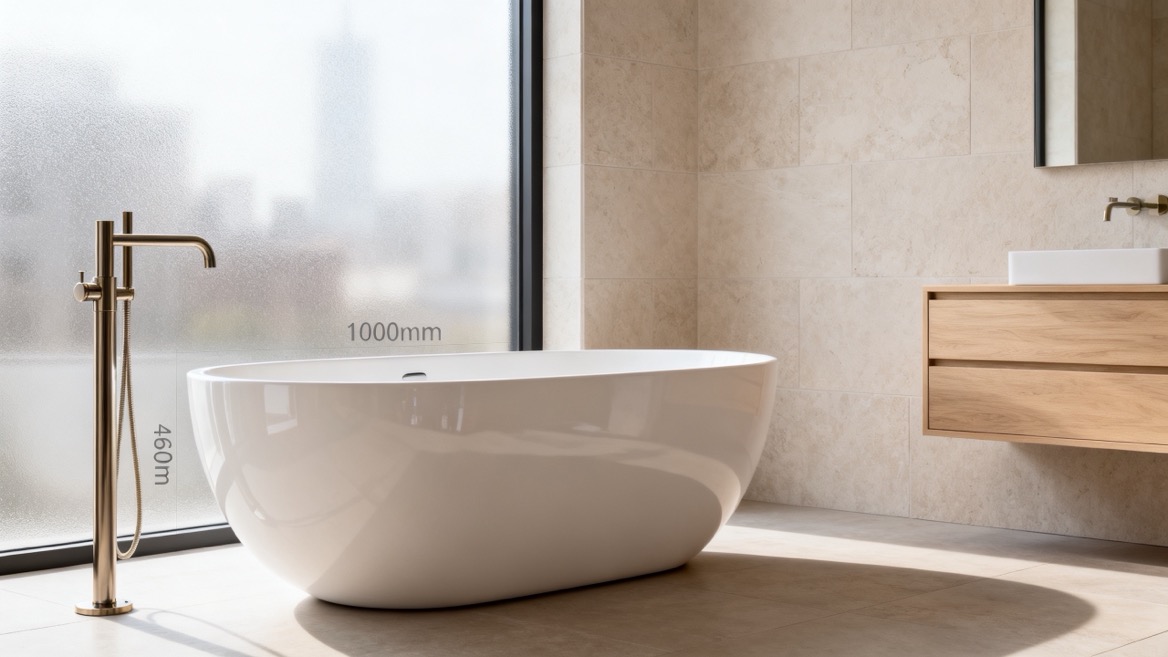 Compact Urban Bathroom Freestanding Tub Compact Urban Bathroom Freestanding Tub