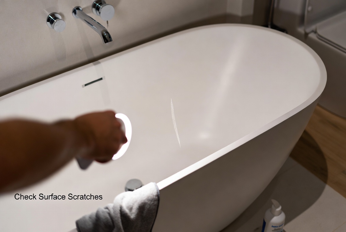 Solid Surface Scratch Inspection Solid Surface Scratch Inspection