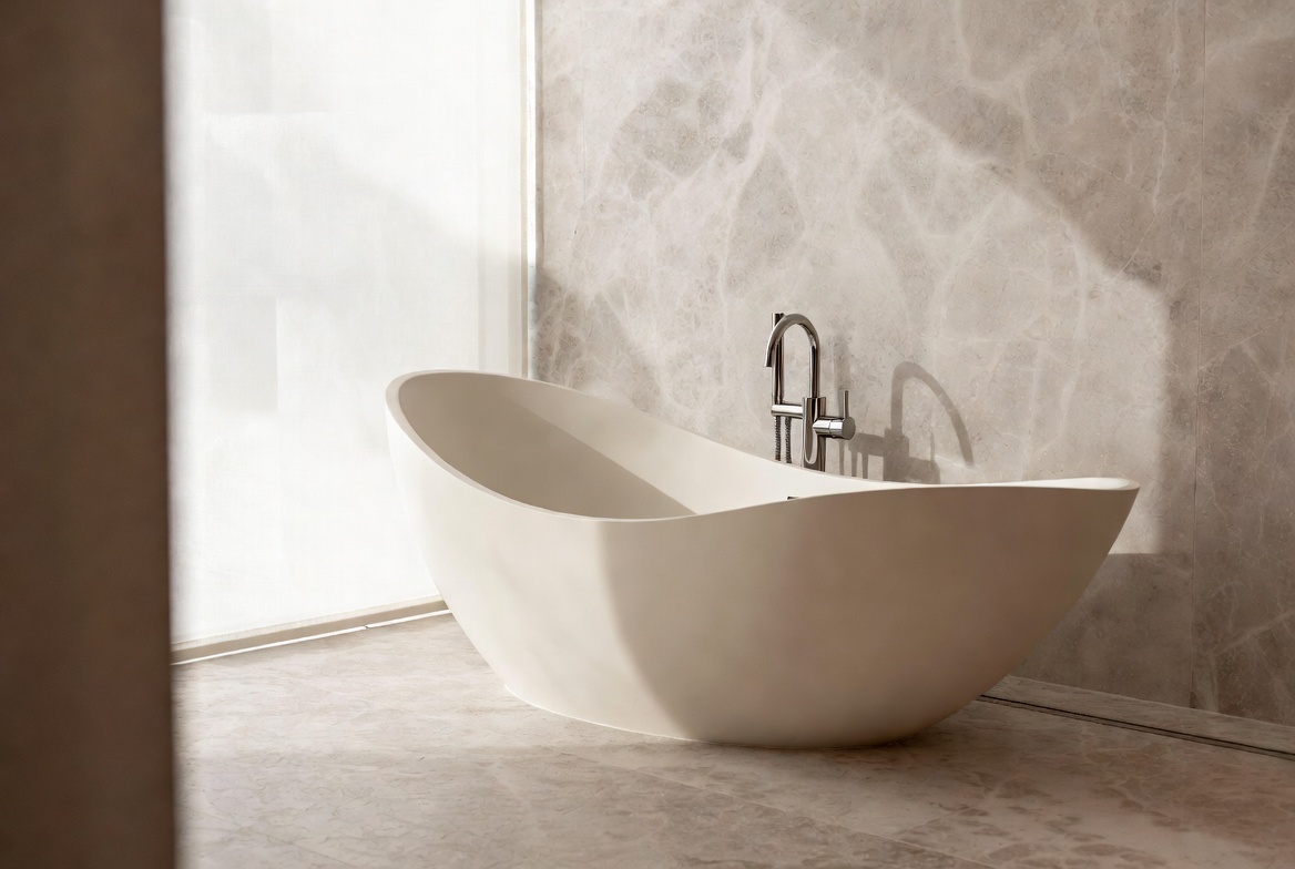 Luxury Freestanding Bathtub Hero Scene Luxury Freestanding Bathtub Hero Scene