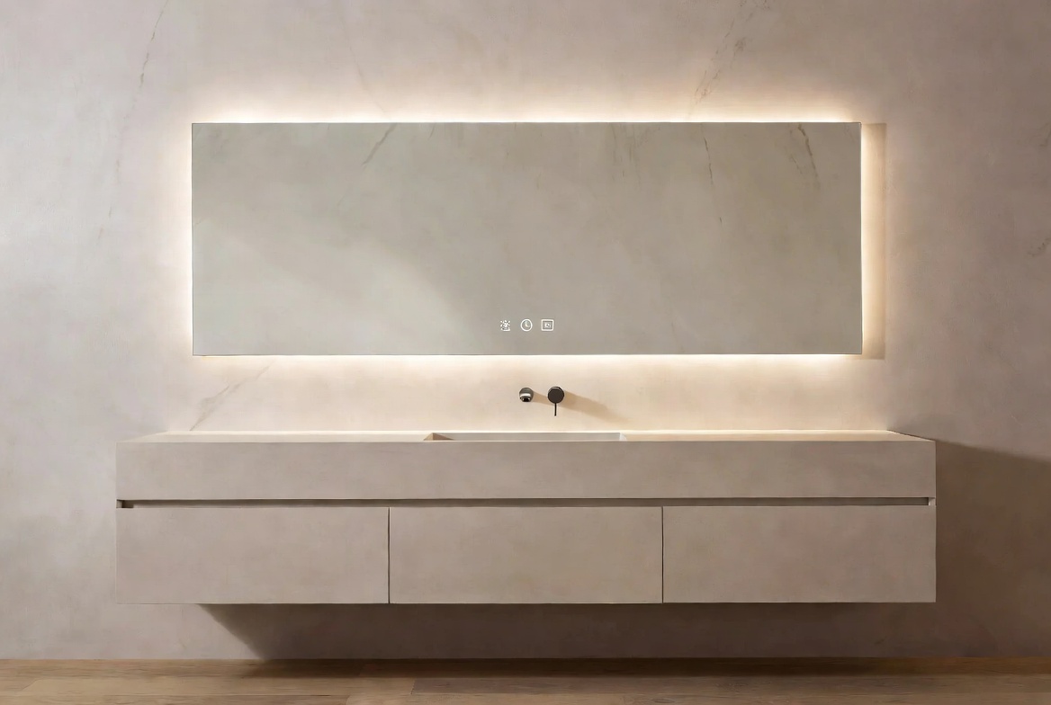 Smart Mirror And Vanity Integration Smart Mirror And Vanity Integration