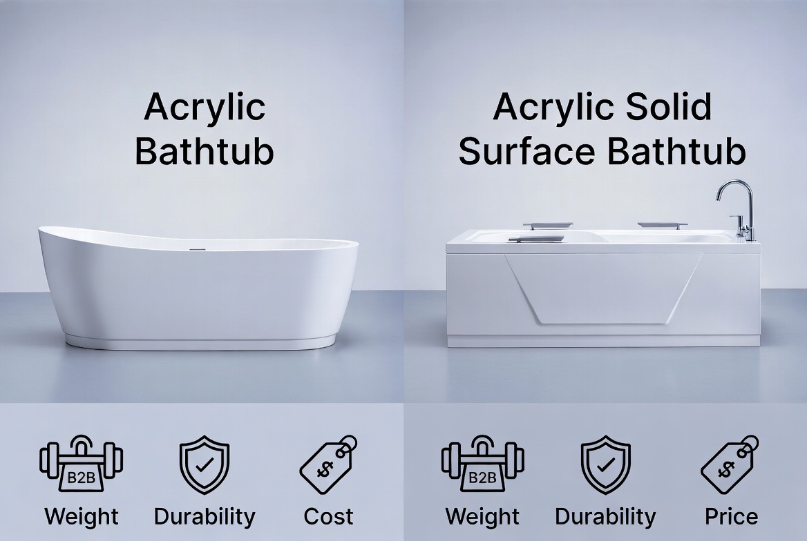Acrylic Vs Solid Surface Bathtubs Comparison Acrylic Vs Solid Surface Bathtubs Comparison