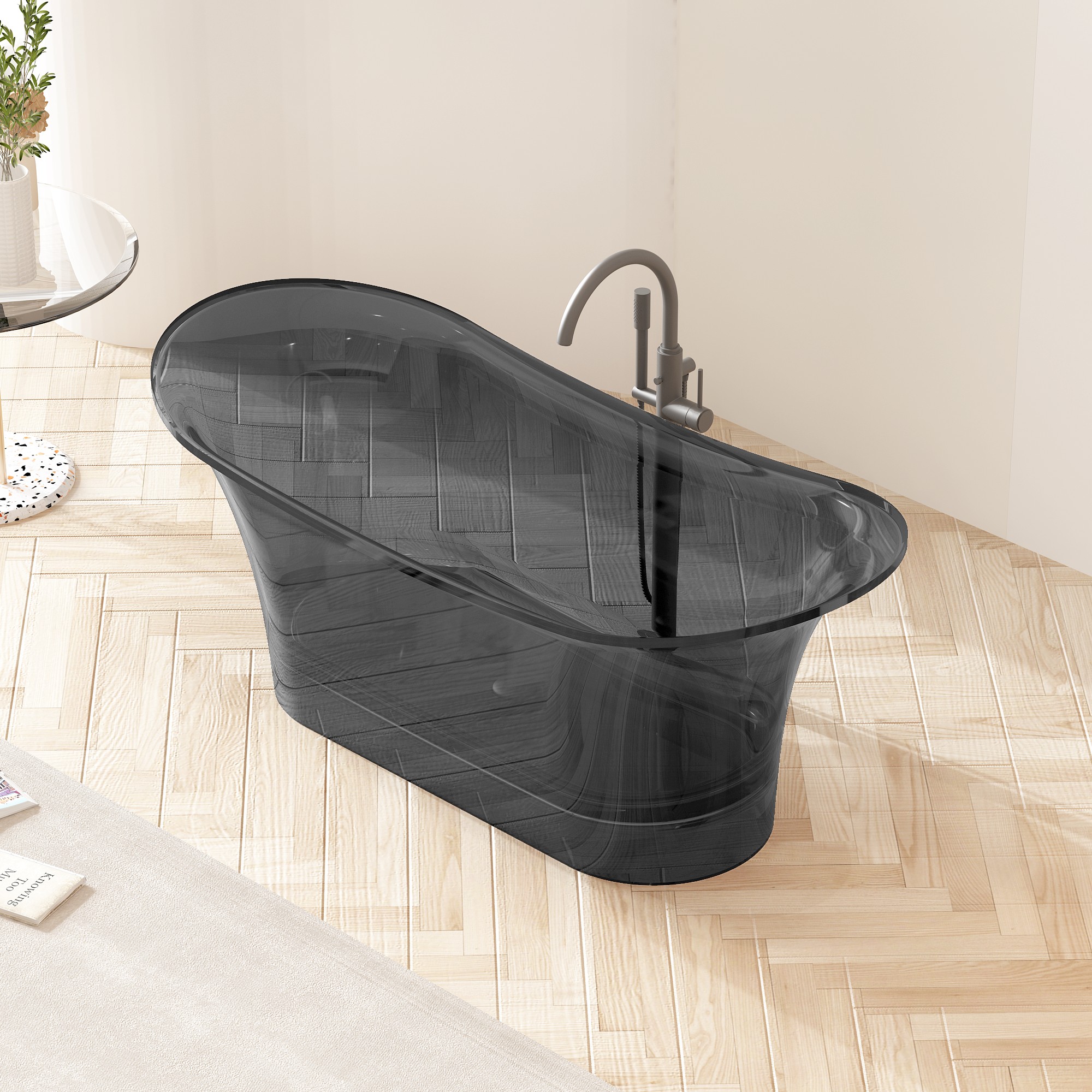 Stone Resin Freestanding Tub (3) Stone Resin Freestanding Tub (3)
