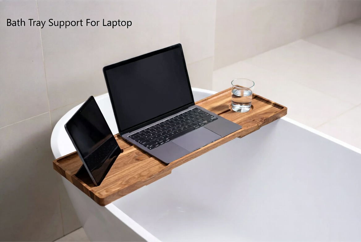 Luxury Bathtub Tray Laptop Setup Luxury Bathtub Tray Laptop Setup