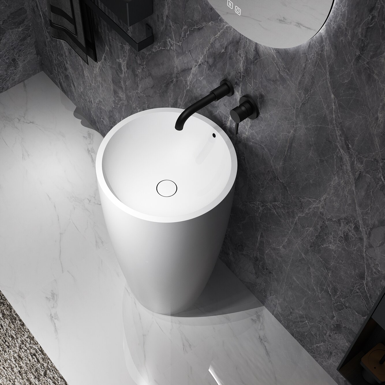 Pedestal Wash Basin (3) Pedestal Wash Basin (3)