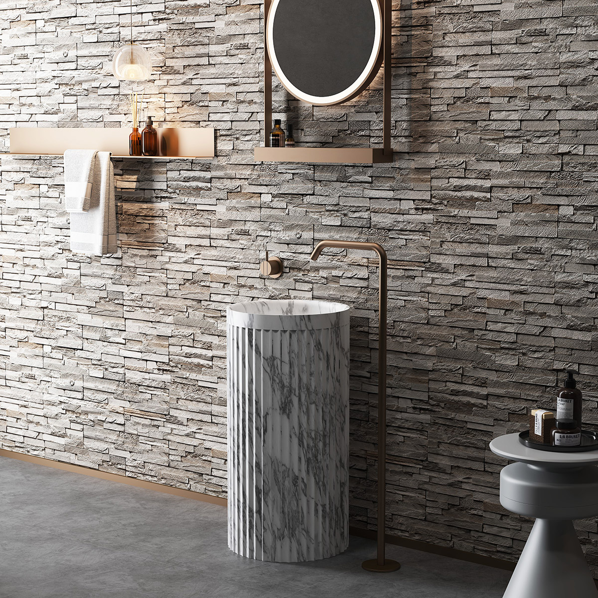 Freestanding Marble Sink