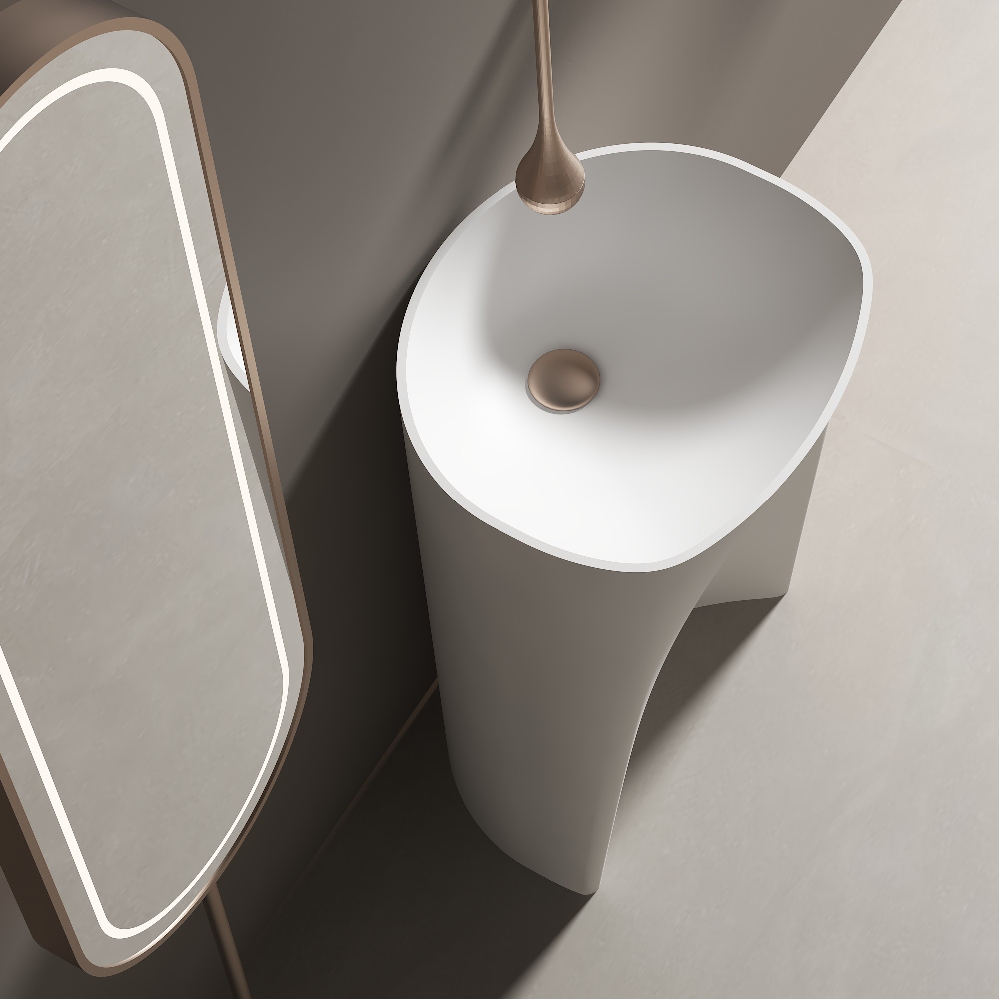 Unique Pedestal Sink (4) Unique Pedestal Sink (4)