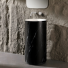 Pia com pedestal de m&aacute;rmore