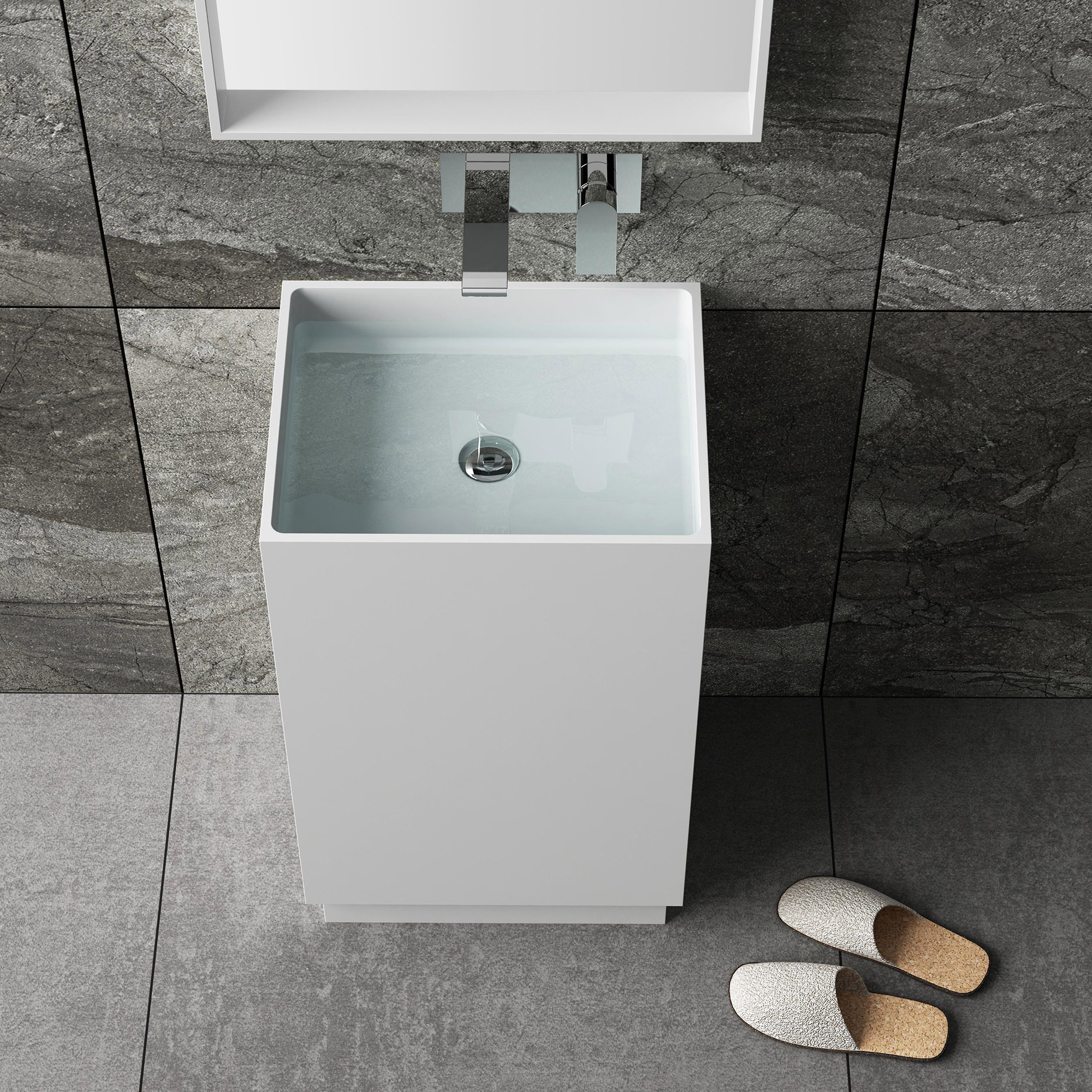 Corner Wash Basin With Stand (2) Corner Wash Basin With Stand (2)