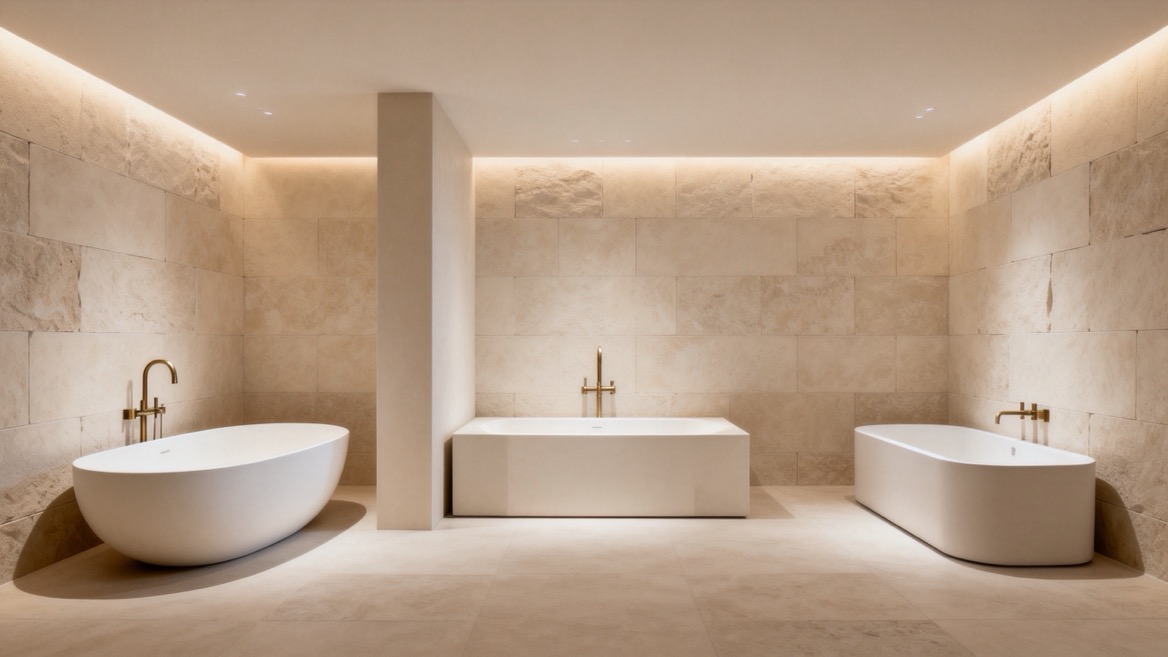 Modern Bathtub Material And Form Collection
