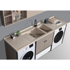 Matte Beige Laundry Sink