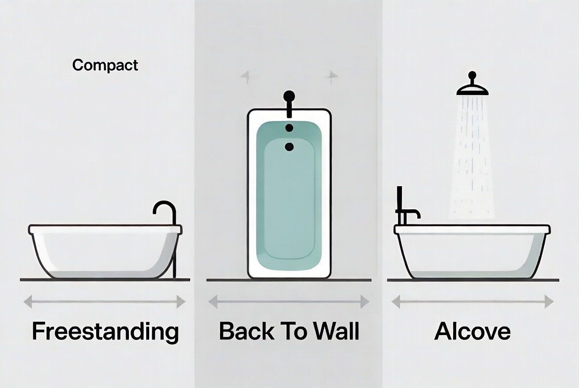 Space Saving Bathtub Solutions Space Saving Bathtub Solutions