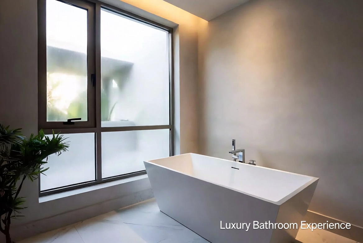 Solid Surface Bathtub In Hotel Suite Solid Surface Bathtub In Hotel Suite