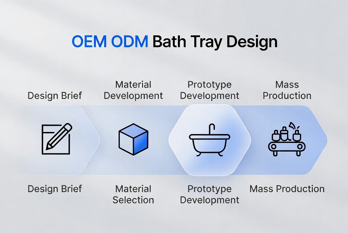 OEM ODM Bath Tray Design Workflow