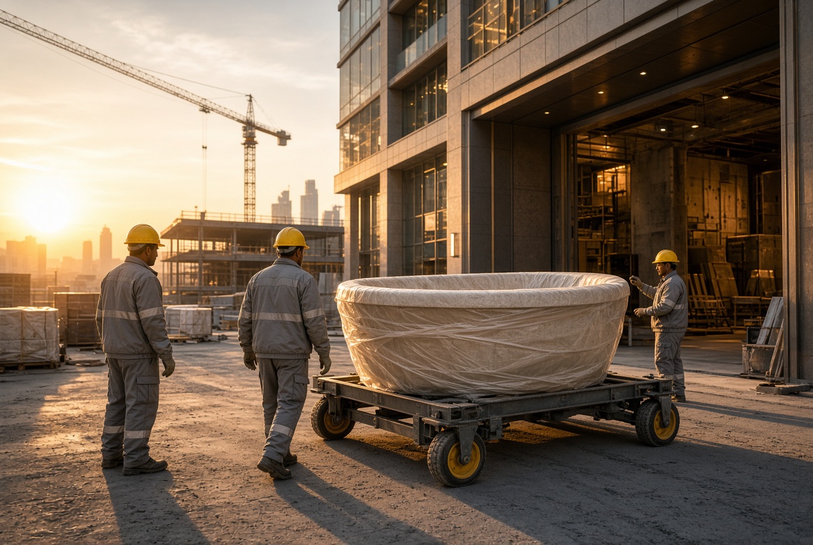 High Rise Stone Bathtub Delivery High Rise Stone Bathtub Delivery