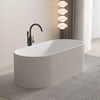 Striped Solid Surface Freestanding Tub