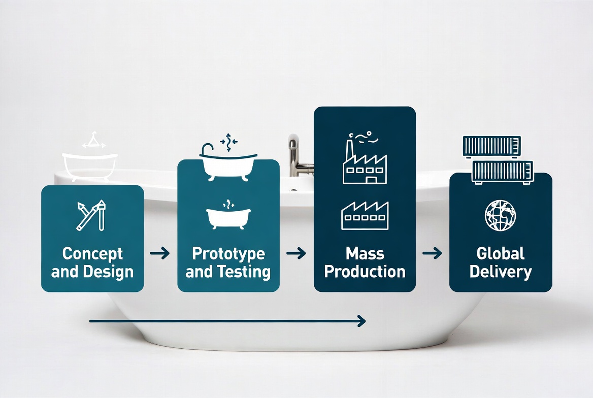 OEM ODM Bathtub Solution Workflow
