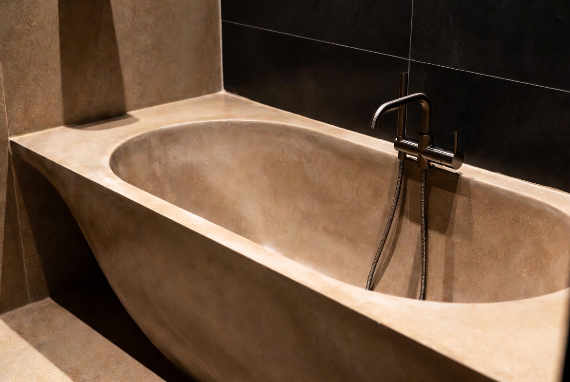 Warm Luxury Tub Surround
