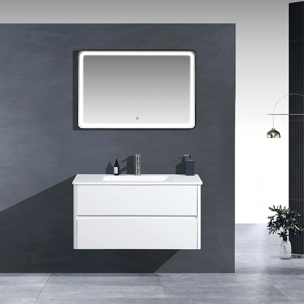 White Floating Vanity