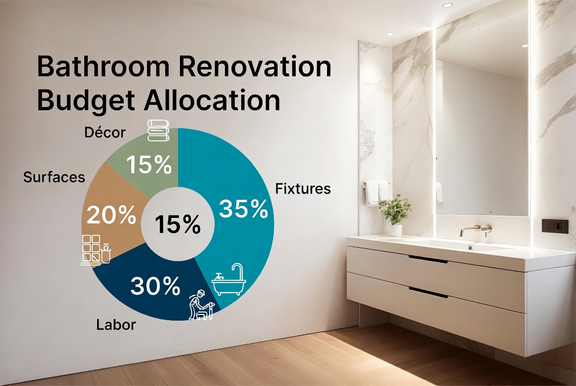 Bathroom Budget Allocation Chart