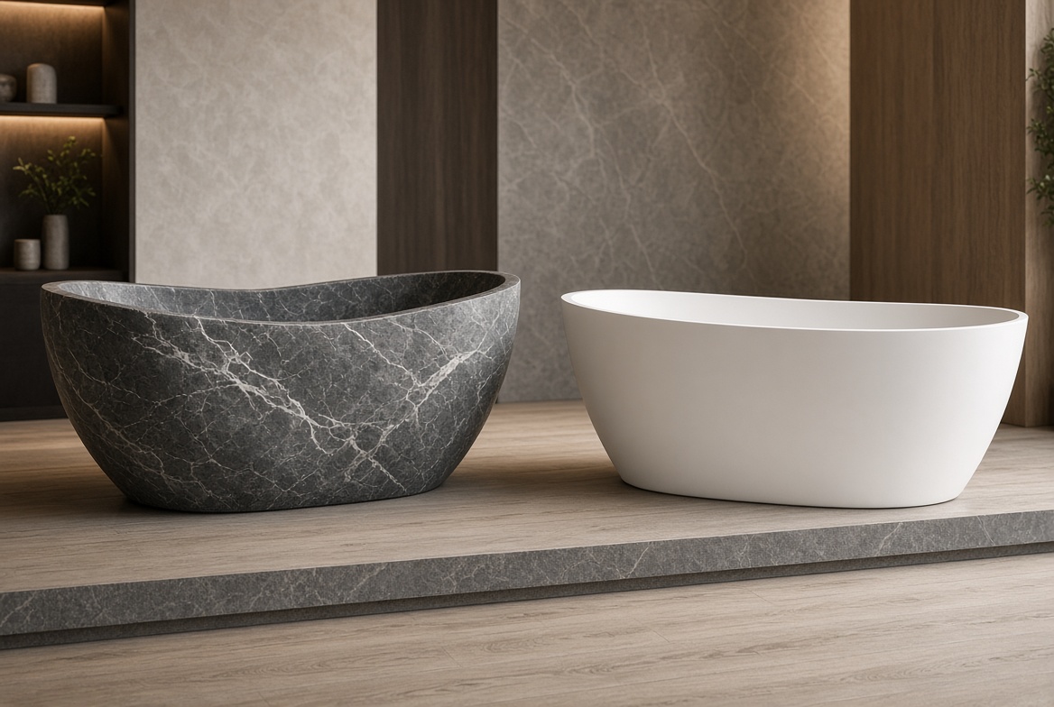 Natural Stone And Solid Surface Tub Comparison Natural Stone And Solid Surface Tub Comparison