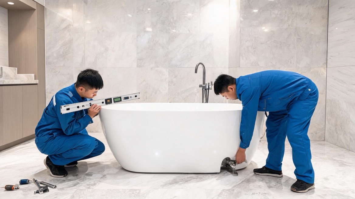 Freestanding Bathtub Installation Quality Check Freestanding Bathtub Installation Quality Check