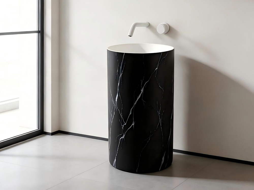 Marble Pedestal Basin