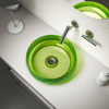 Green Colour Wash Basin