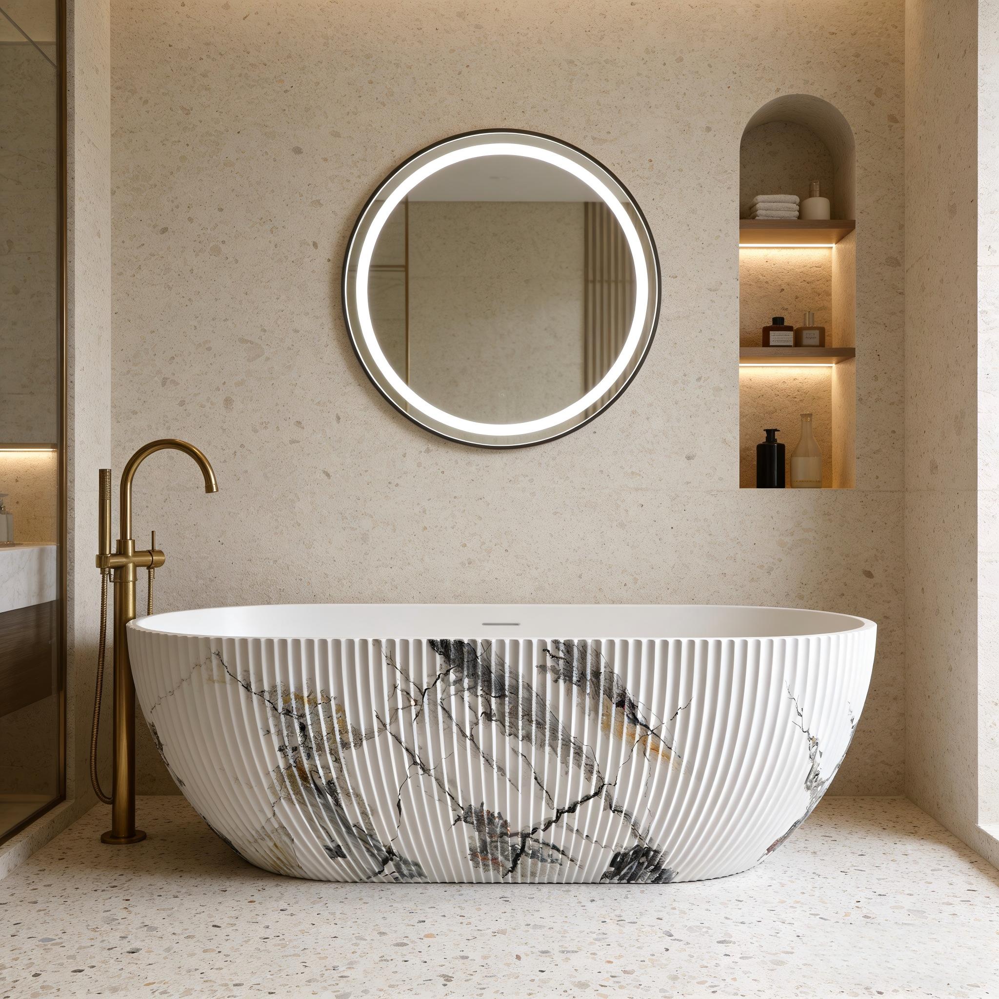 Luxury Marble Bathtub (5) Luxury Marble Bathtub (5)