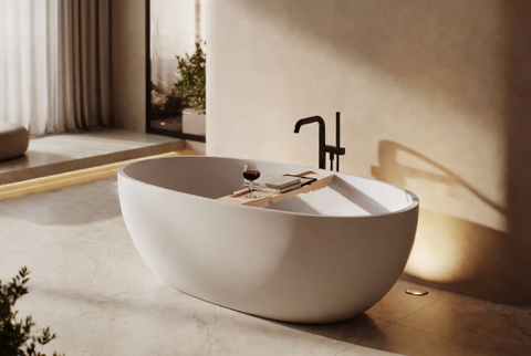 Solid Surface Bathtub With Matching Caddy.jpg