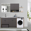 Laundry Vanity with Led Smart Mirror
