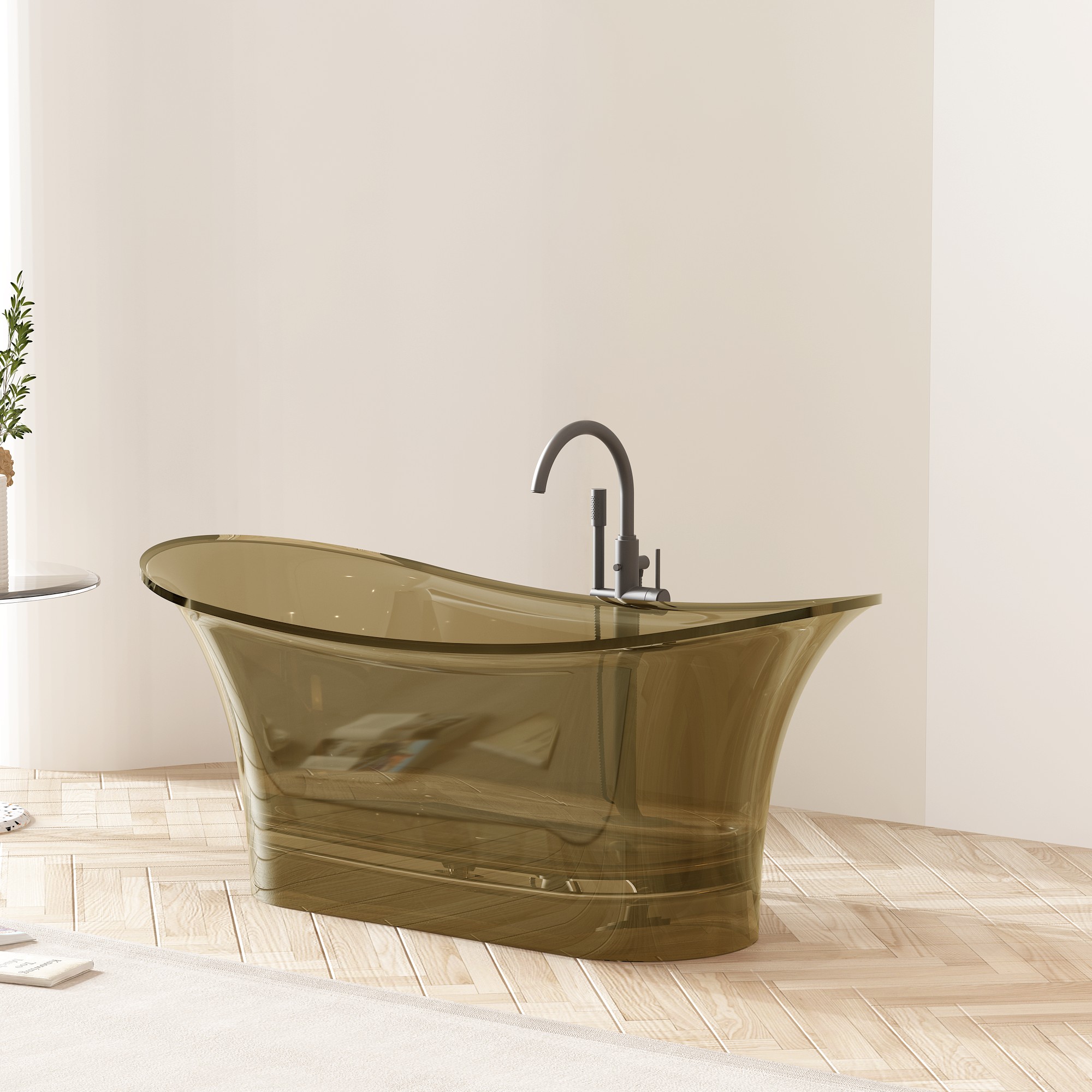 Stone Resin Freestanding Tub (6) Stone Resin Freestanding Tub (6)