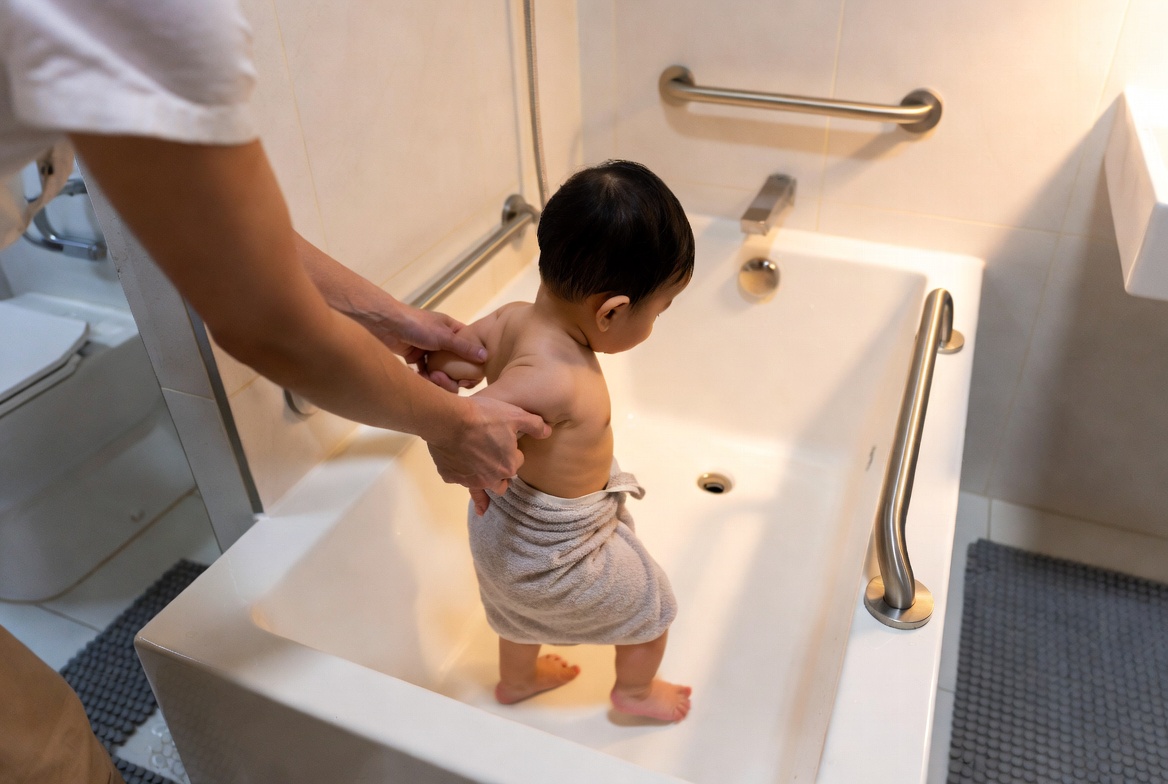 Accessible Shallow Bathtub For Families