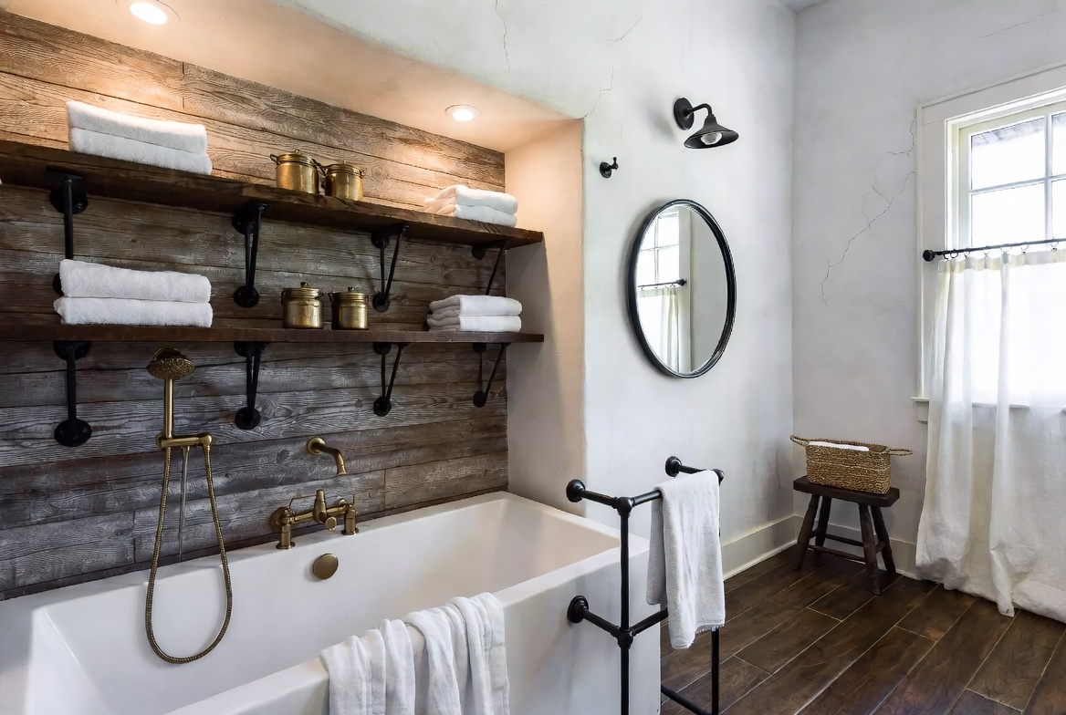Farmhouse Bathroom Mood