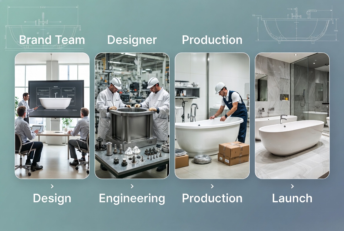 OEM ODM Bathtub Project Flow OEM ODM Bathtub Project Flow