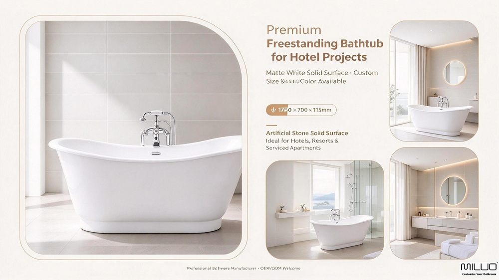 Solid Surface Freestanding Bathtub (9)