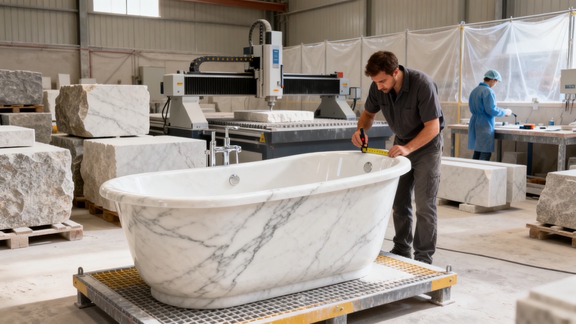 Marble Bathtub Manufacturing in China