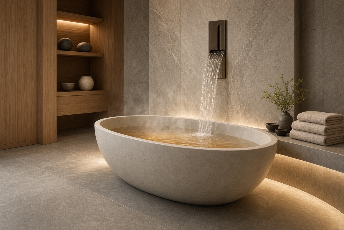 Quiet Luxury Bathroom Bathtub Experience Quiet Luxury Bathroom Bathtub Experience