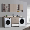 Double Station Laundry Cabinet