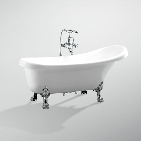 Acrylic Claw Foot Bath