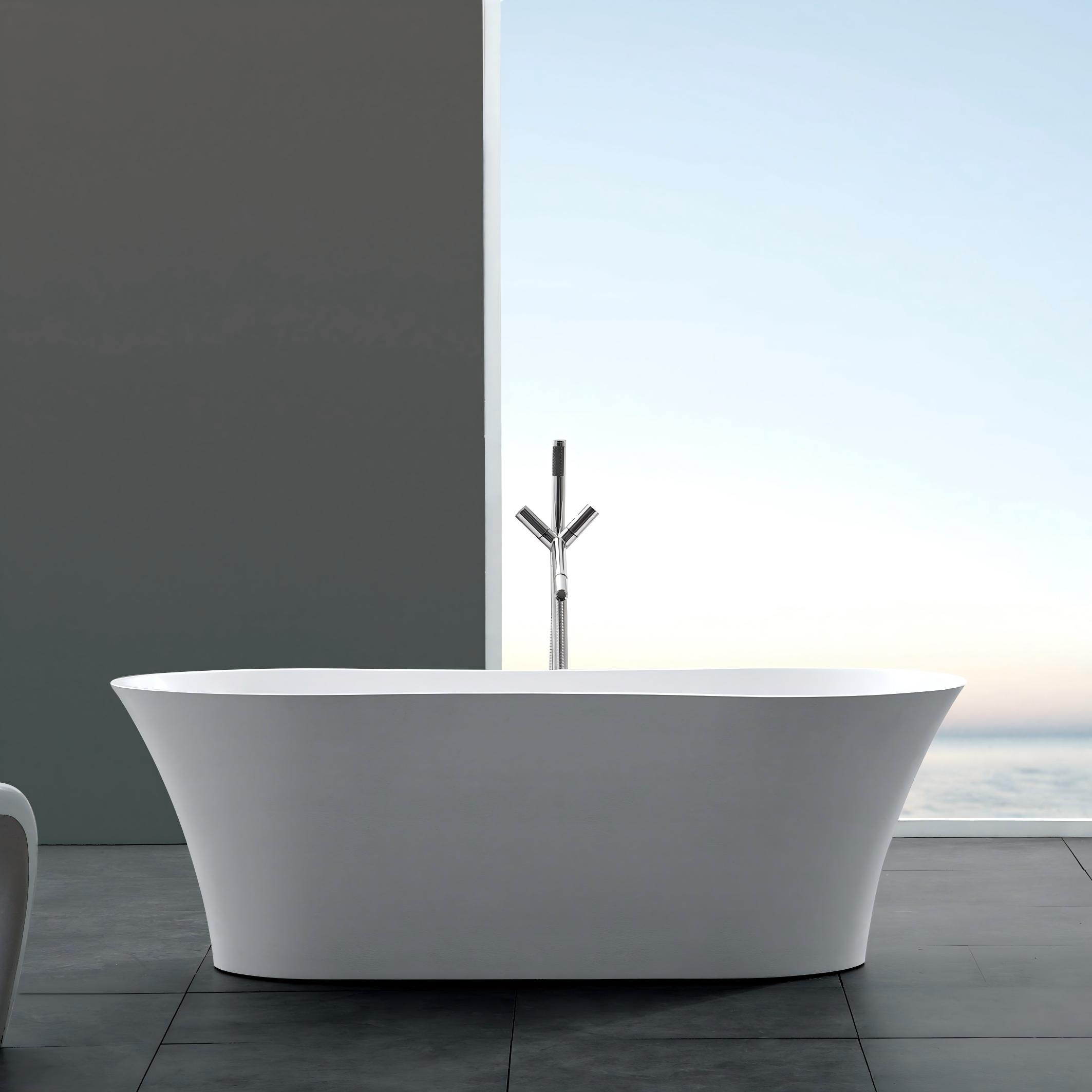 Solid Surface Freestanding Tub (1) Solid Surface Freestanding Tub (1)