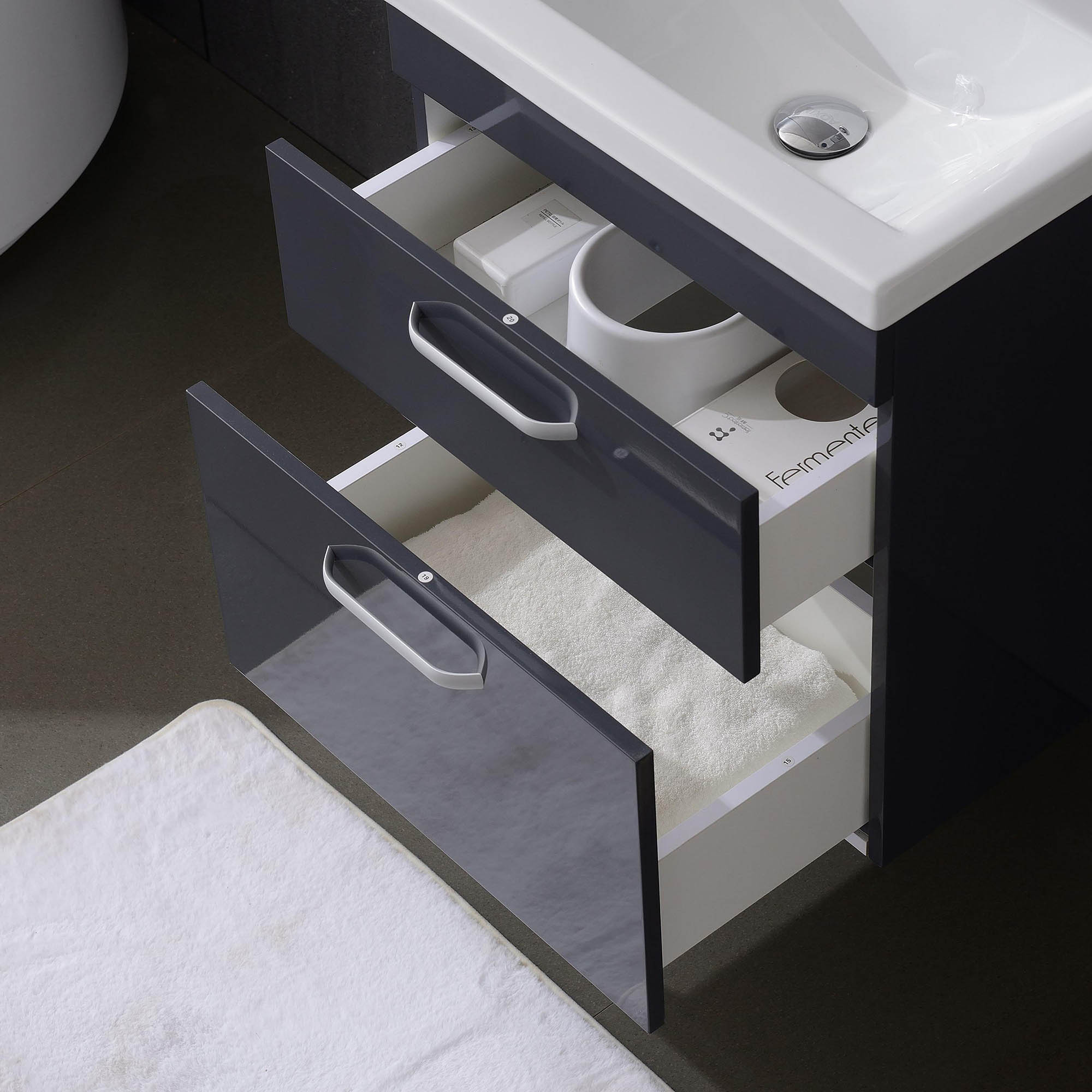 Wall Hung Vanity Unit 600Mm (1) Wall Hung Vanity Unit 600Mm (1)