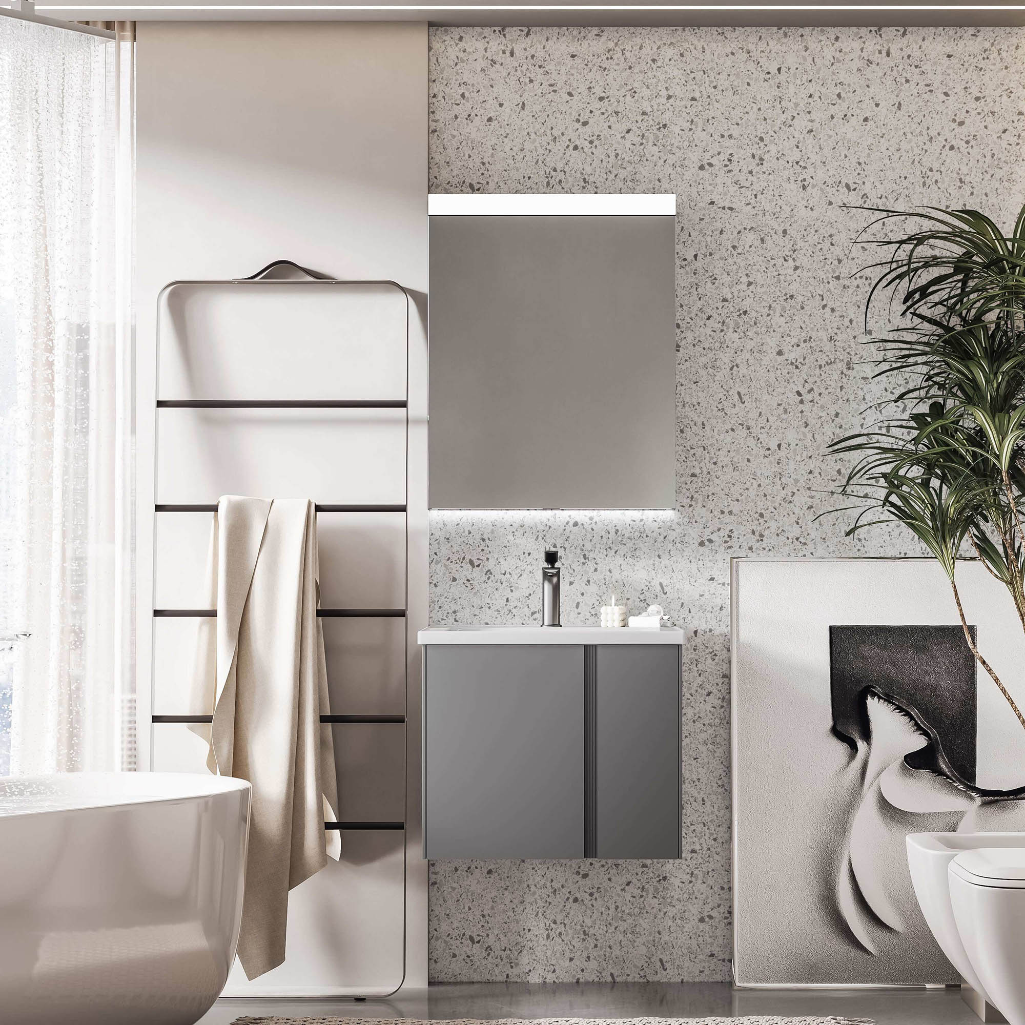 Wall Mounted Bathroom Cabinet