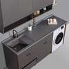 Double Station Laundry Cabinet